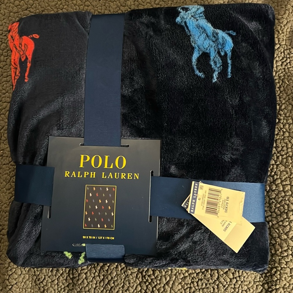 NWT Polo Ralph Lauren throw blanket.